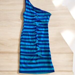 Nicole Miller Artelier Two tone body con sexy dress